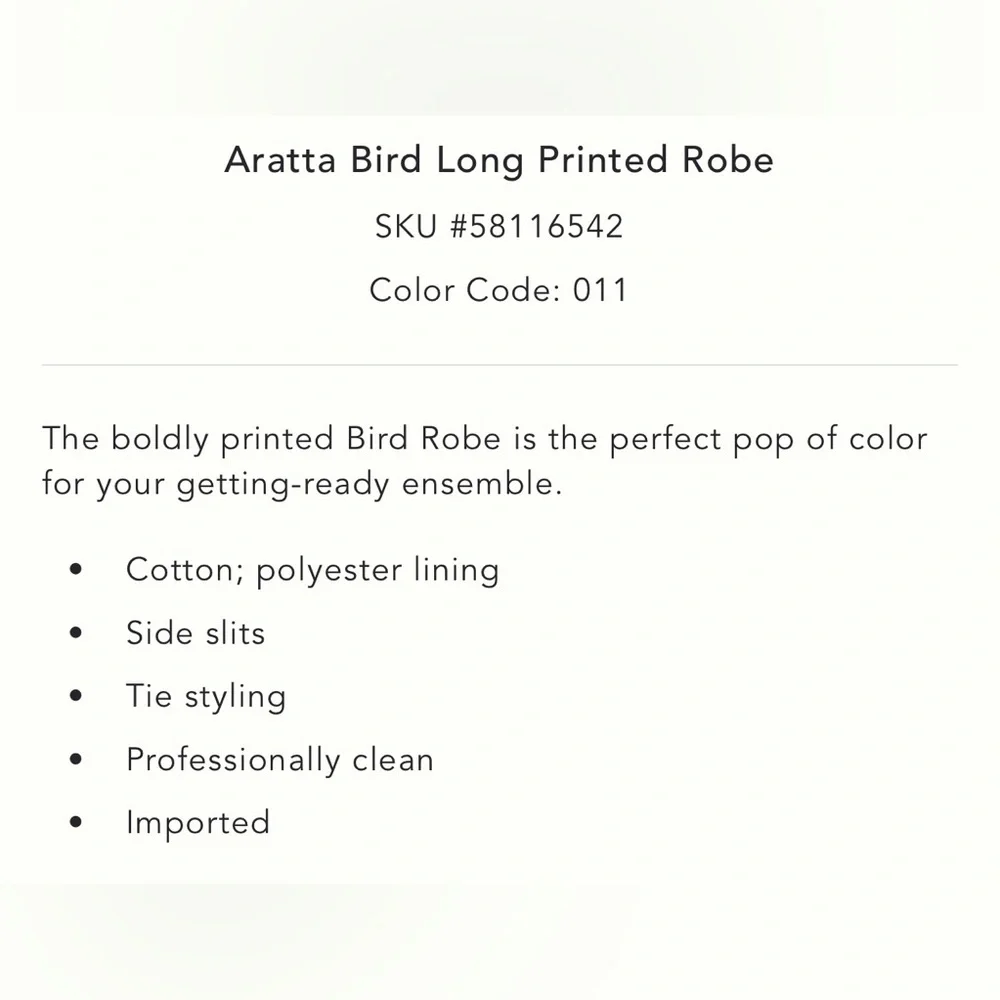 Aratta Robe - Picture 11 of 11